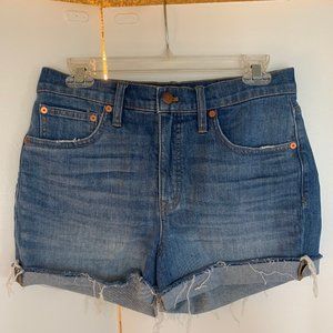 Madewell High-Rise Denim Shorts 28